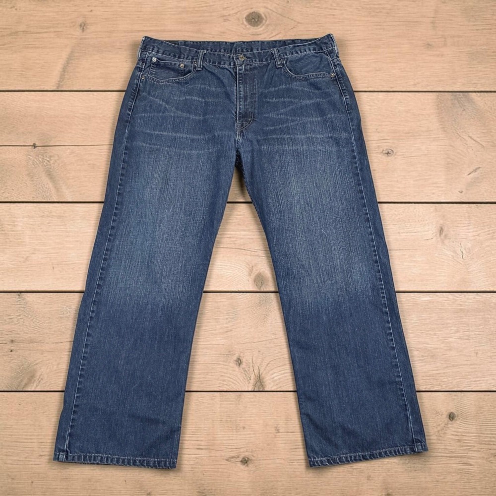Levi's 569 Loose Straight Jeans Men 40x30 Blue Denim 100% Cotton Classic Relaxed